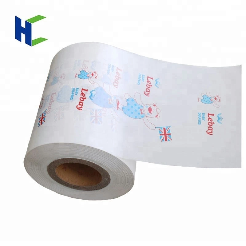 HC Soft Unbreathable Back sheet PE Film for Baby Diaper Making Materials